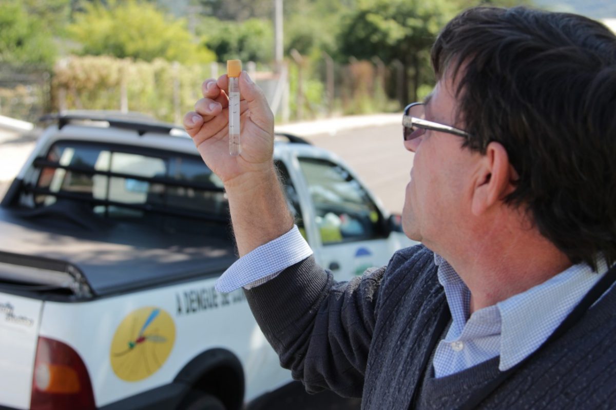 Agentes encontram larvas do aedes aegypti