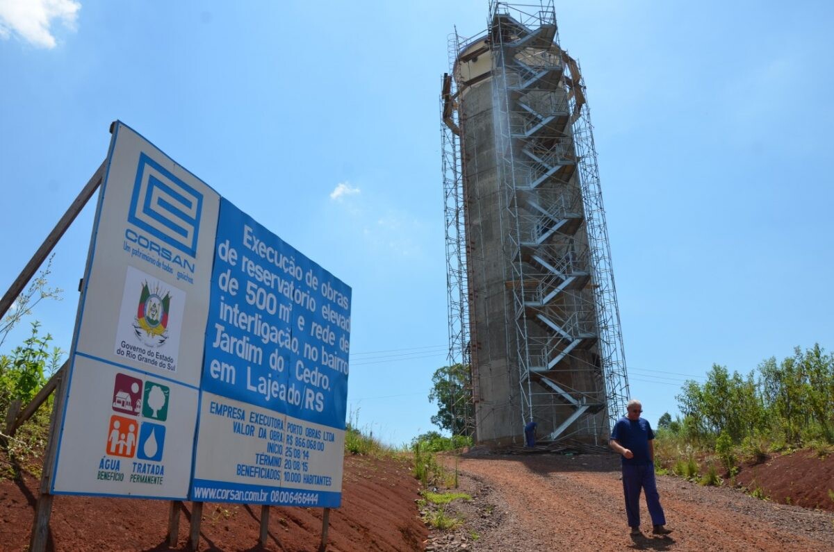 Construção de novo reservatório atrasa