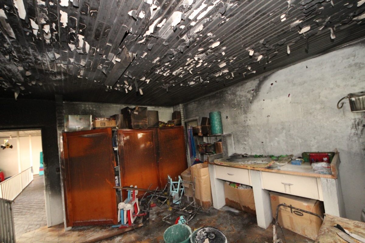 Incêndio em creche interrompe aulas