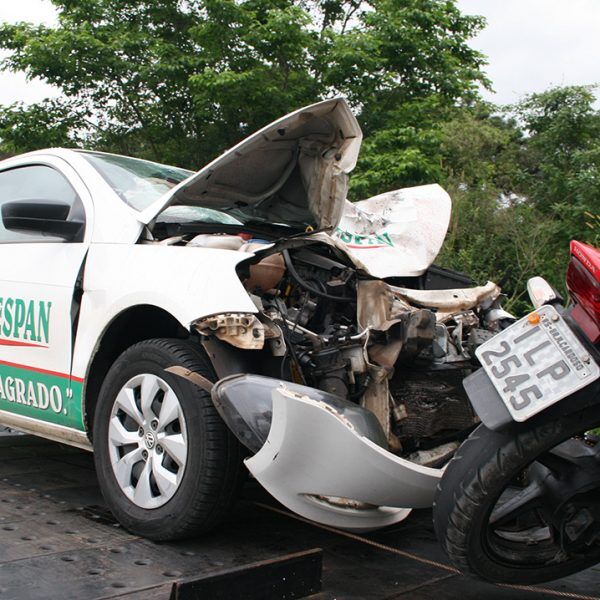 Colisão frontal resultou em morte ontem na ERS-130