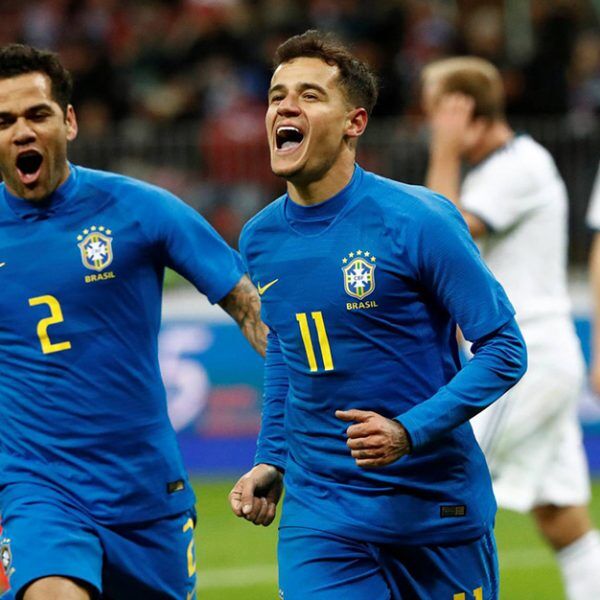 Brasil vence a Rússia