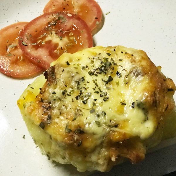 Batata recheada da Kelen
