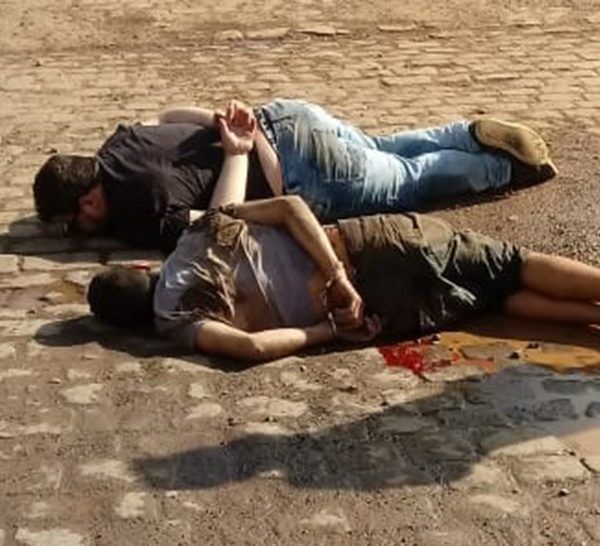 Criminosos trocam tiros com a polícia e acabam presos