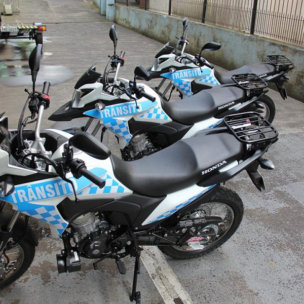Departamento de Trânsito recebe novas motocicletas