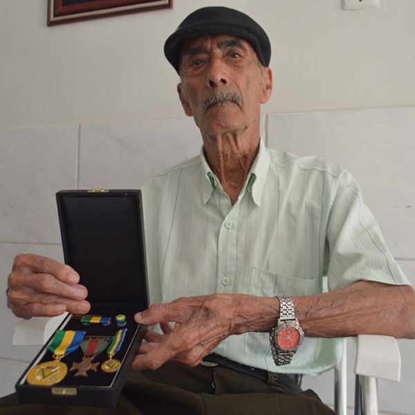 Veterano simboliza representação do Vale na Segunda Guerra