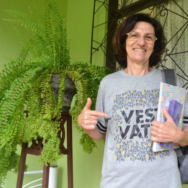 “Sempre pensei: um dia  vou voltar a estudar”