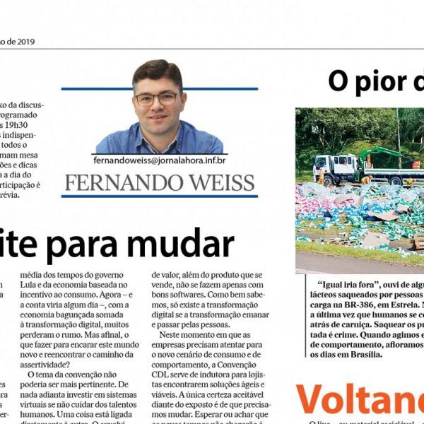 Convite para mudar