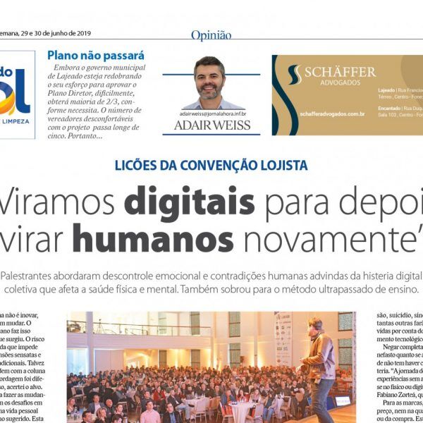 LICÕES DA CONVENÇÃO LOJISTA