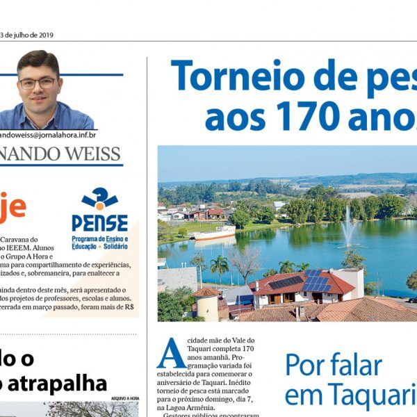É hoje