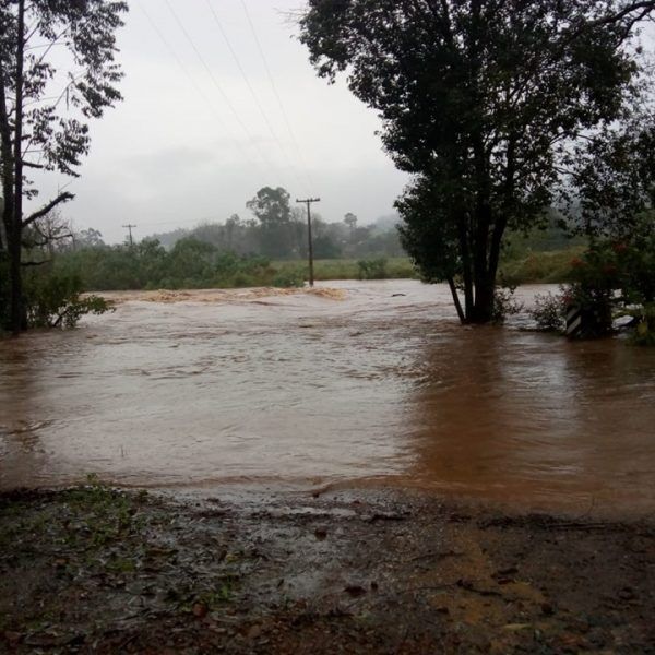 Chuvarada causa alagamentos em cidades do Vale do Taquari