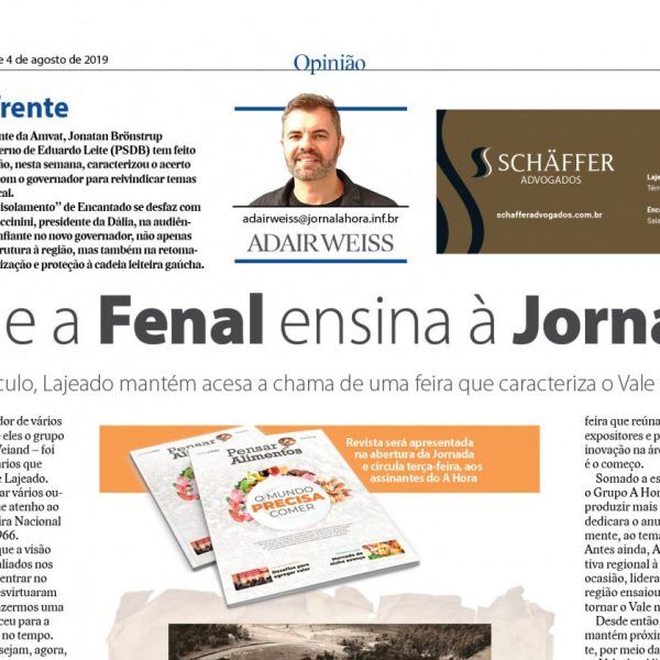 O que a Fenal ensina à Jornada?