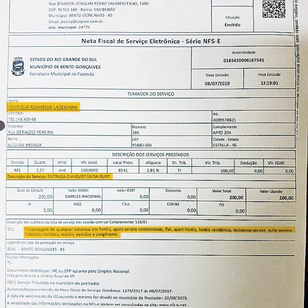 Secretário nega uso indevido de diárias. Vereador alega que documento é forjado