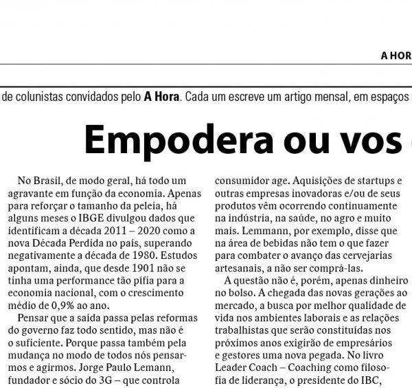 Empodera ou vos devore