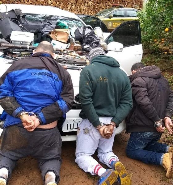 Polícia mata suspeito e prende outros sete em Paverama