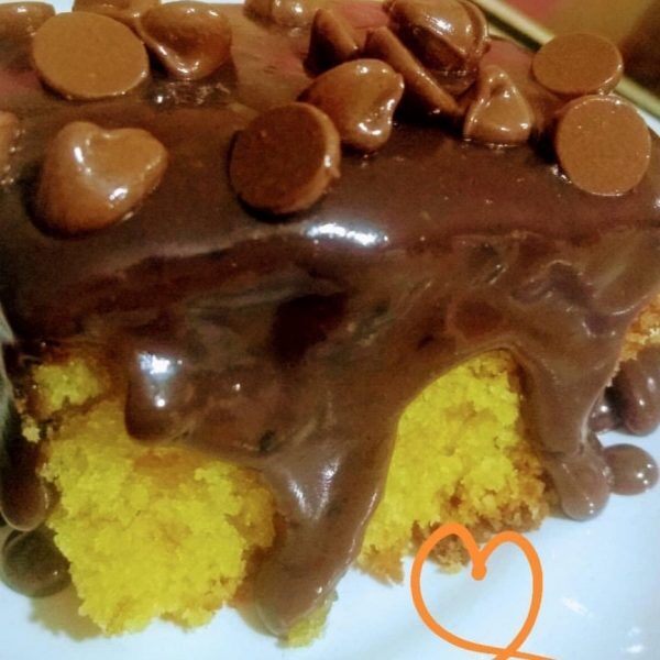 Bolo de cenoura da Bianca