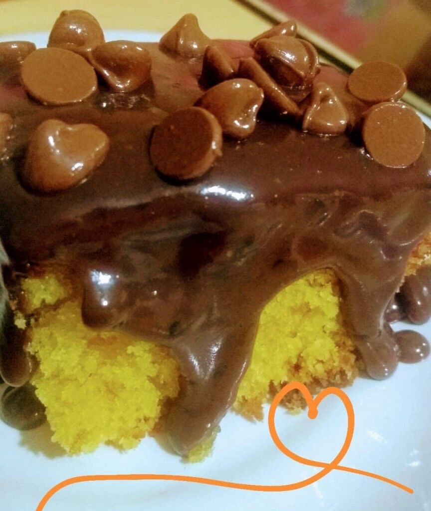 Bolo de cenoura da Bianca