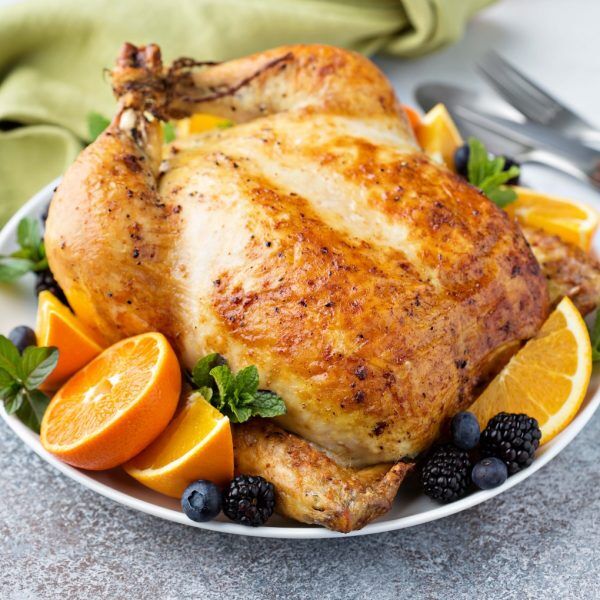 Festa do frango, cardápio de fartura