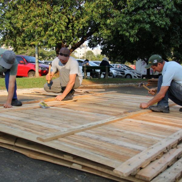 Inicia montagem de Acampamento Farroupilha