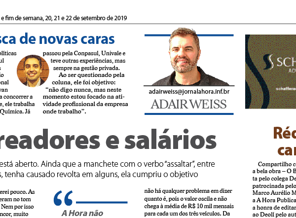 Vereadores e salários
