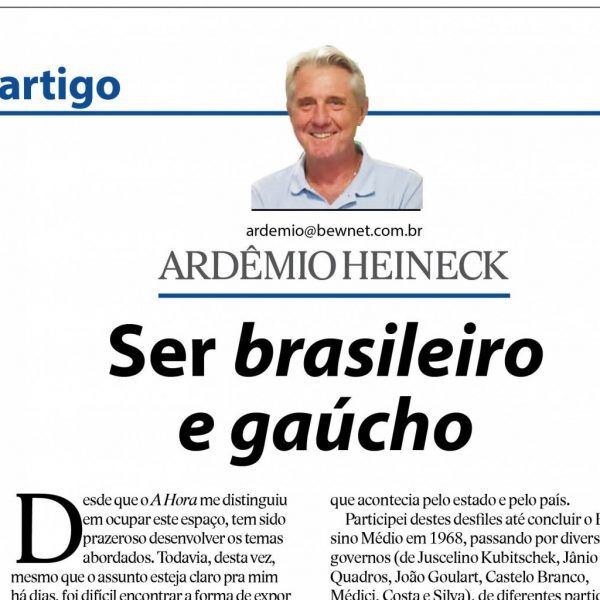 Ser brasileiro e gaúcho