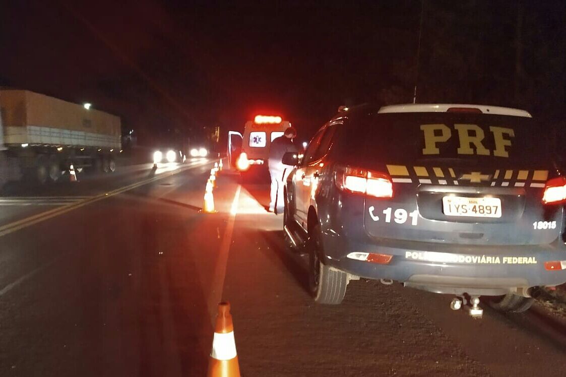 PRF atende acidente com morte em Fontoura Xavier