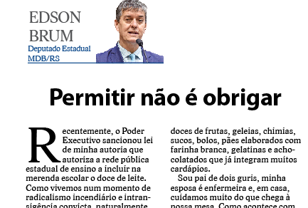Permitir não é obrigar