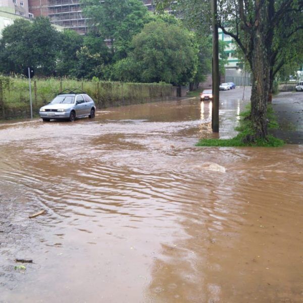 Chuva intensa volta a atingir o Vale