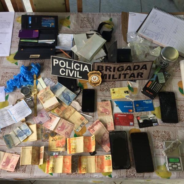 Operação conjunta prende quatro por tráfico de drogas na região