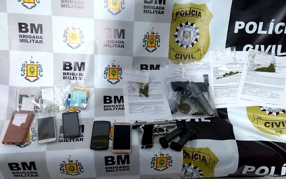 Três pessoas são presas em operação conjunta em Taquari