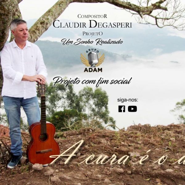 Empresário Claudir Degasperi realiza sonho e lança CD