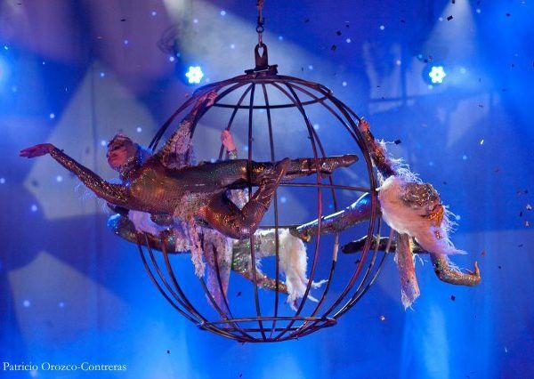 Espetáculo circense marca evento de Natal em Santa Clara do Sul