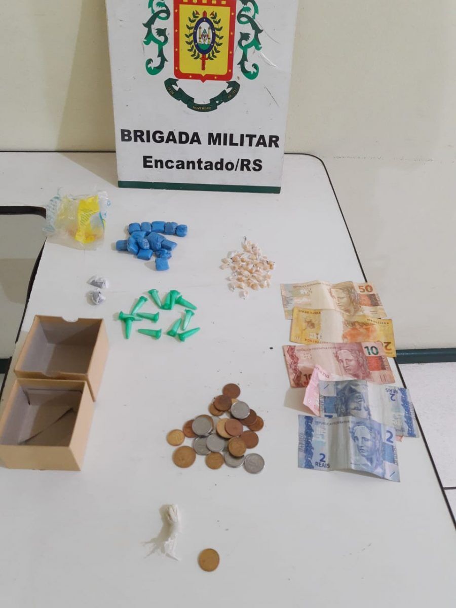 Polícia prende homem por tráfico de drogas