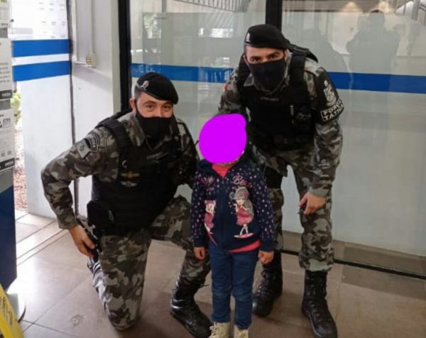 BM ajuda menina a encontrar mãe no centro de Lajeado