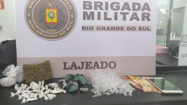 Homem é preso por tráfico de drogas em Lajeado