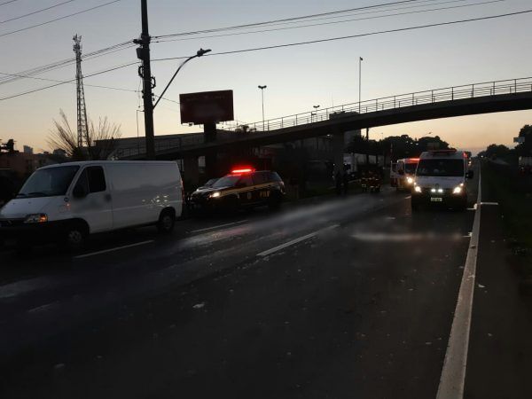 Pedestre morre atropelado na BR-386, em frente ao Shopping Lajeado