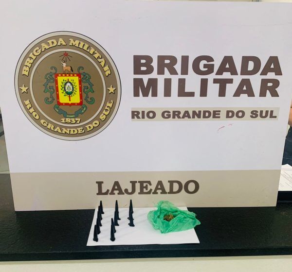 Brigada Militar prende homem por tráfico em Lajeado