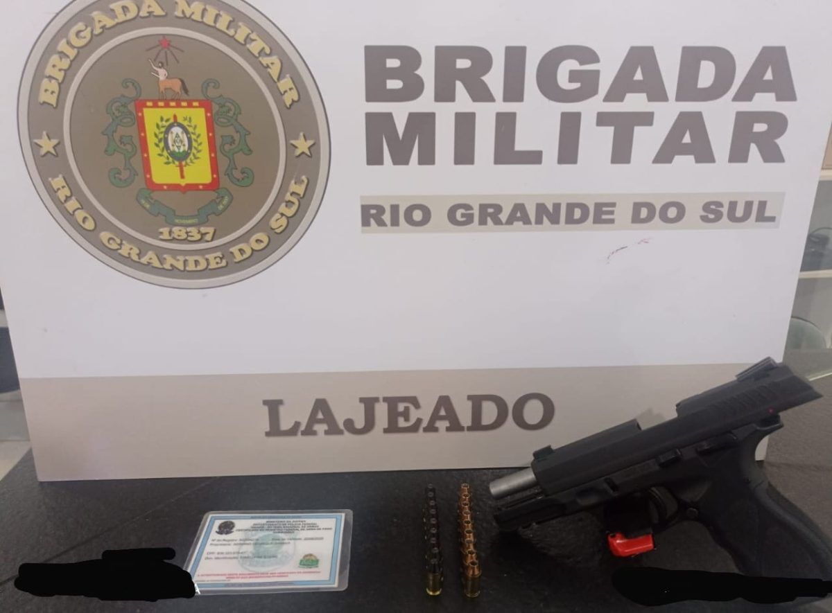 Homem é preso por porte ilegal de arma de fogo