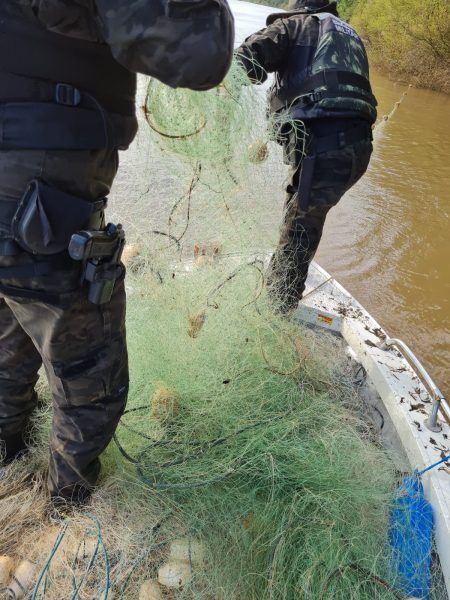Patram prende dois homens por pesca irregular em Bom Retiro do Sul