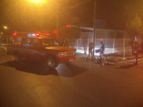 Colisão deixa motociclista ferido em Lajeado