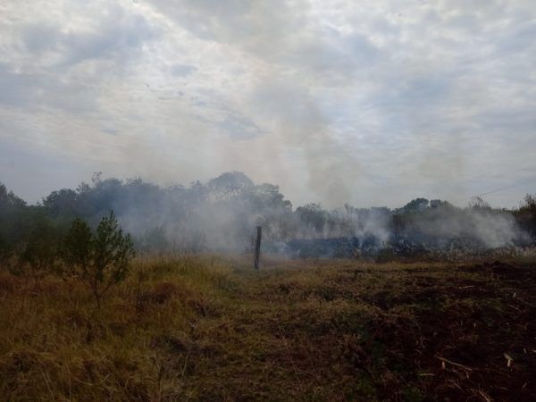 Incêndio em vegetação é controlado no Bairro Jardim do Cedro