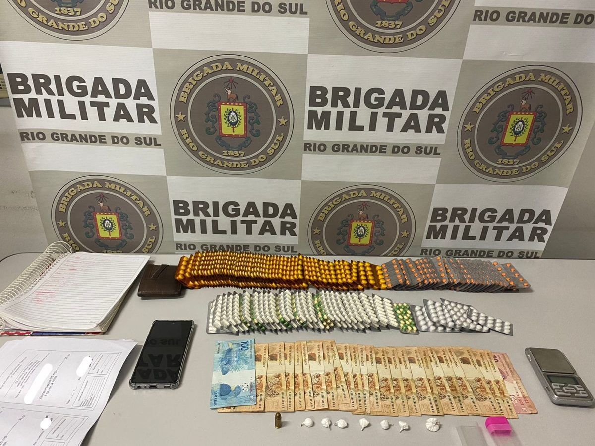 Brigada Militar prende homem por tráfico de drogas em Teutônia