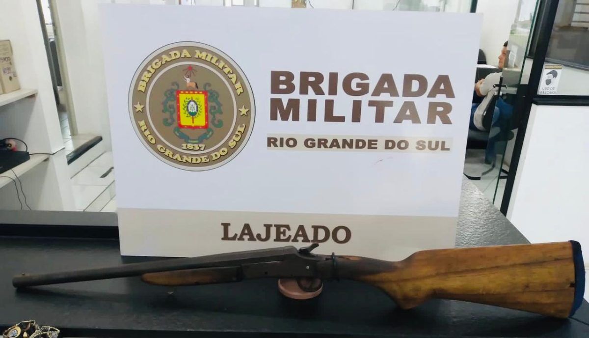 BM prende foragido após tiros de espingarda