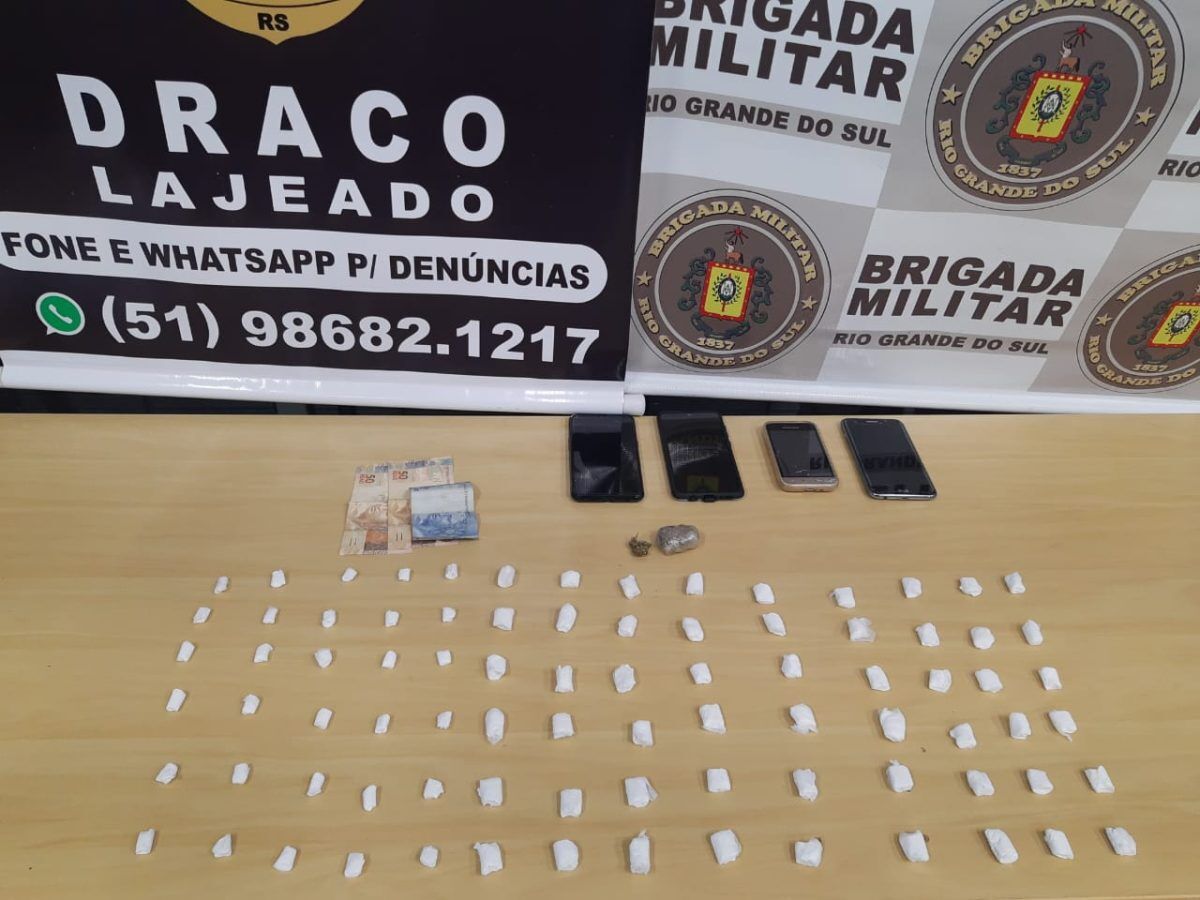 Operação conjunta prende homem por tráfico em Lajeado