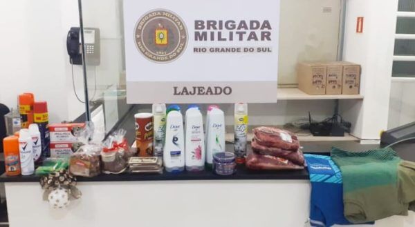 Homem é preso após furtar produtos em supermercado no centro de Lajeado