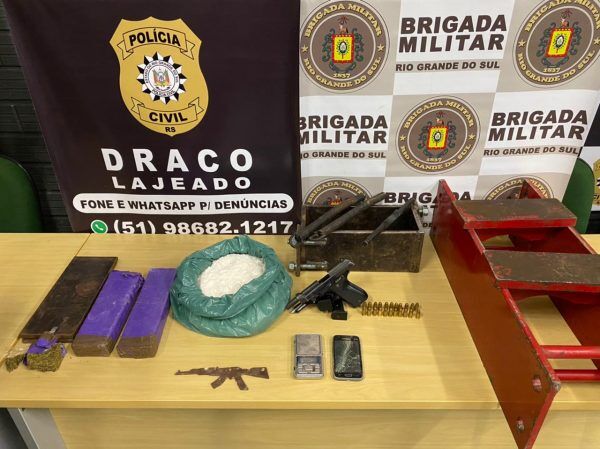 Homem é preso por tráfico de drogas em Lajeado