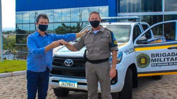 Brigada Militar em Arroio do Meio recebe viatura semiblindada