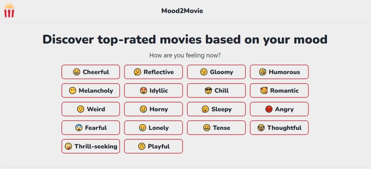 Conheça o site que indica o filme você deve assistir com base no seu humor