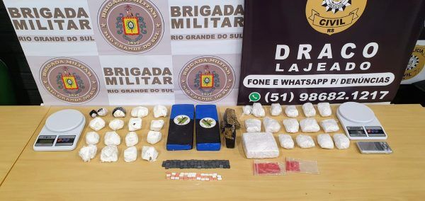 Operação policial em Teutônia apreende cerca de meio milhão de reais em drogas