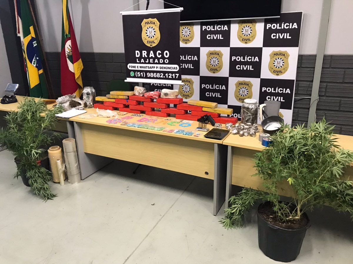 Homem é preso por tráfico de drogas em Lajeado