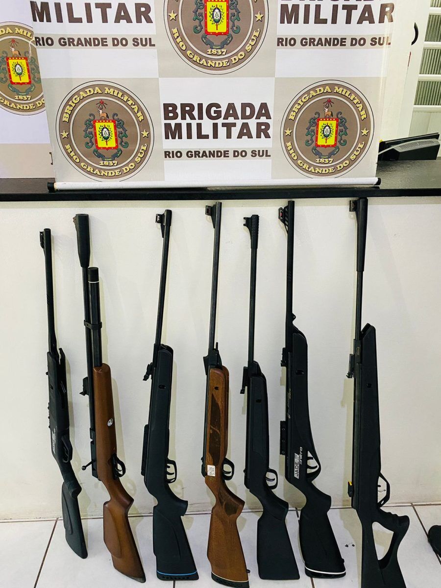 Brigada localiza armas roubadas no Conservas